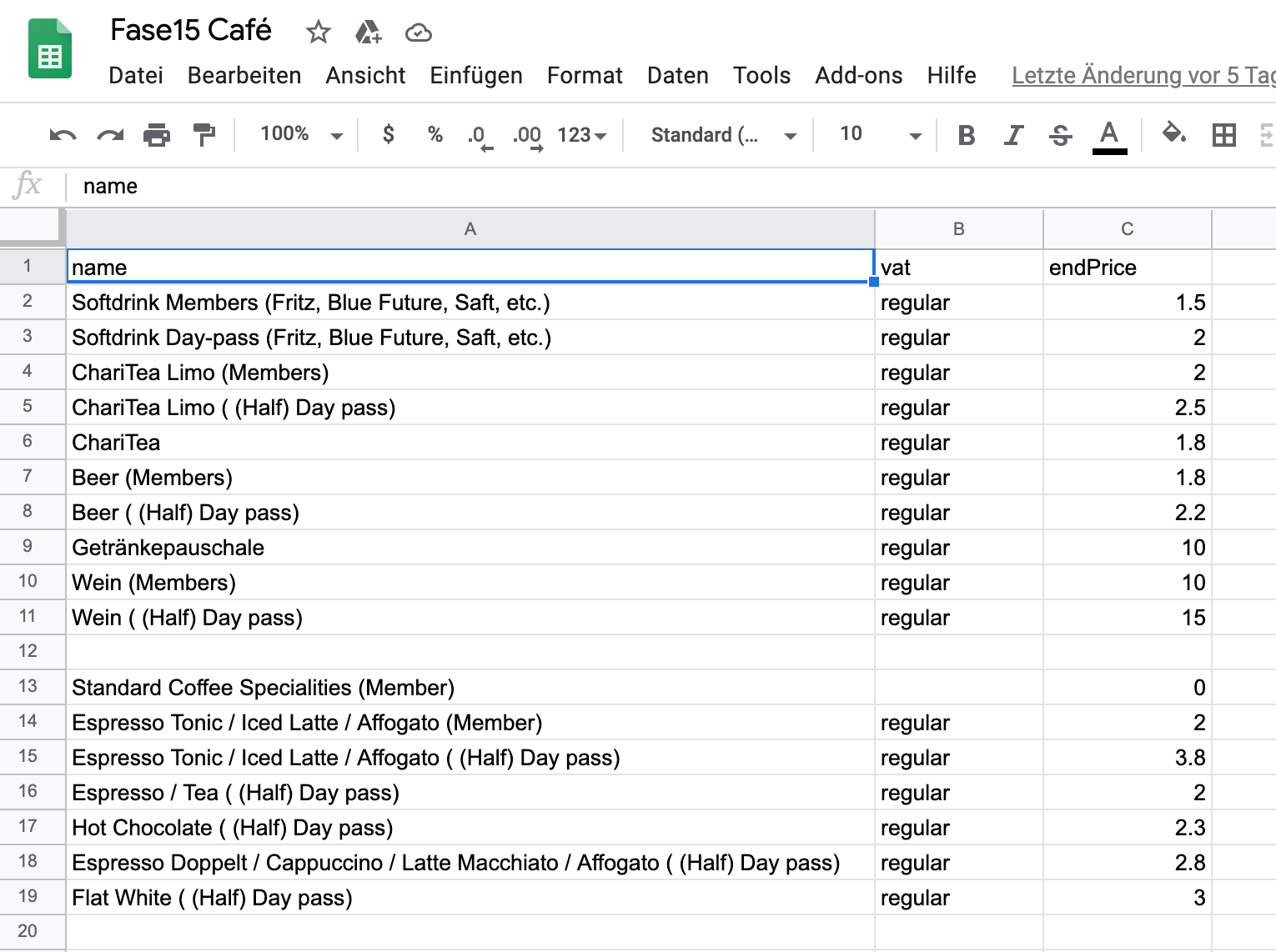 Café: a custom Cobot feature built and shared by Fase15