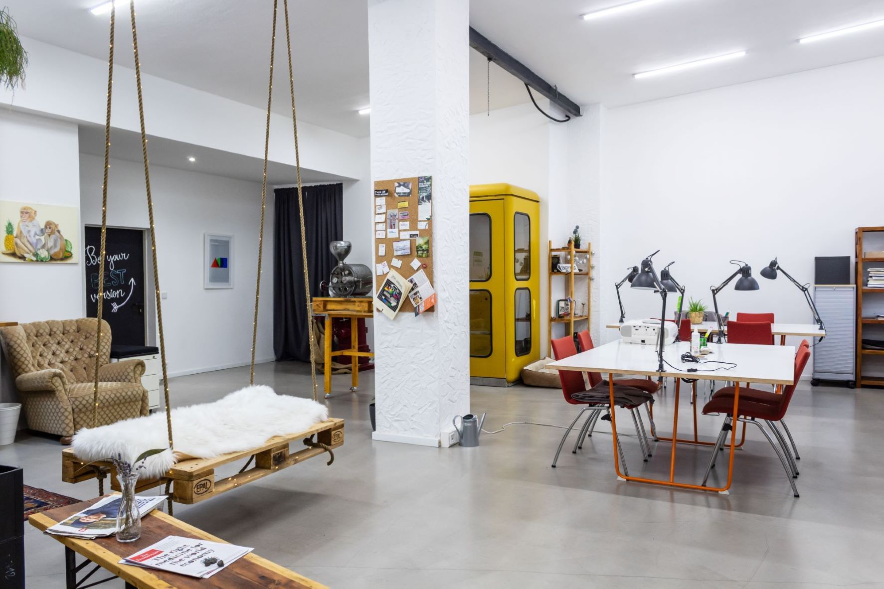 Engelnest coworking space in Berlin, Germany