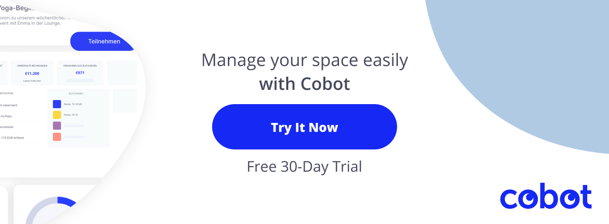 Image with a button to try Cobot for free