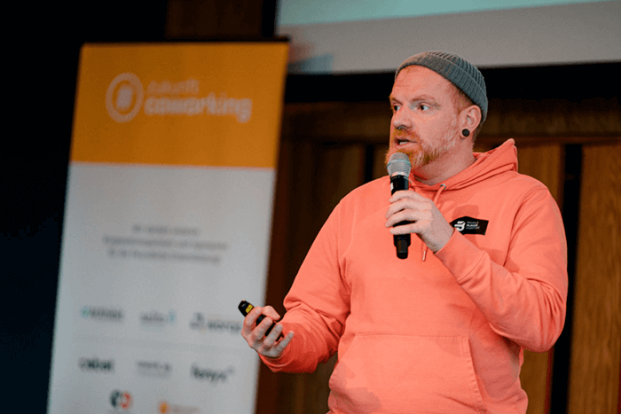 Heiko Kolz from Alsenhof at #zukunftcoworking2025.