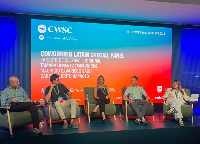 Panel of LATAM Coworking.