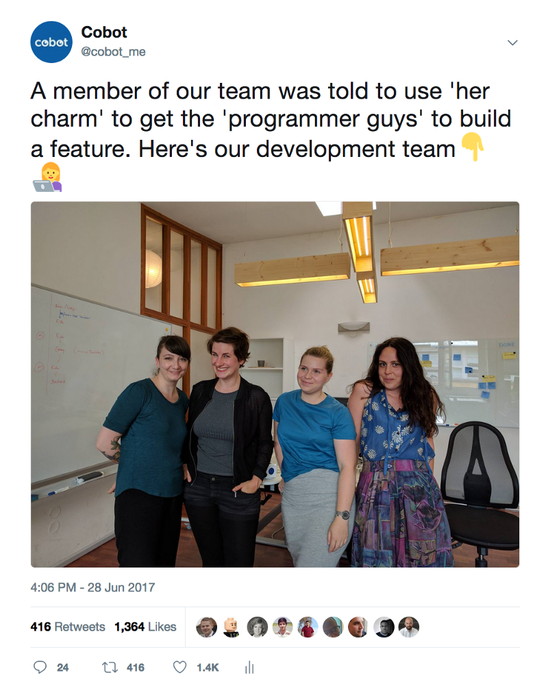 We need to talk about that tweet.