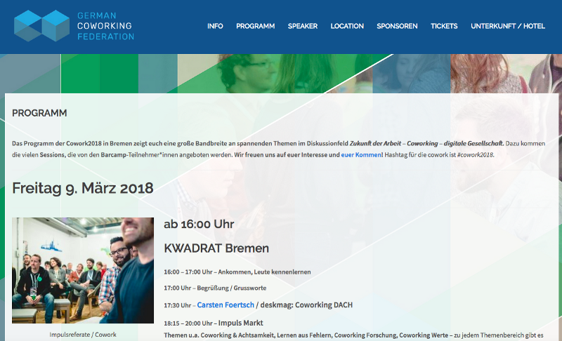Win your ticket for Cowork2018!