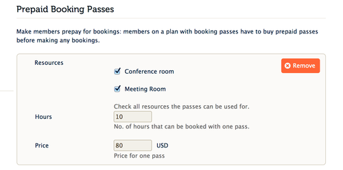 Prepaid Booking Passes