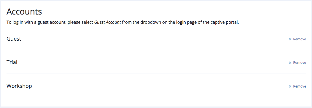 Expiring guest accounts