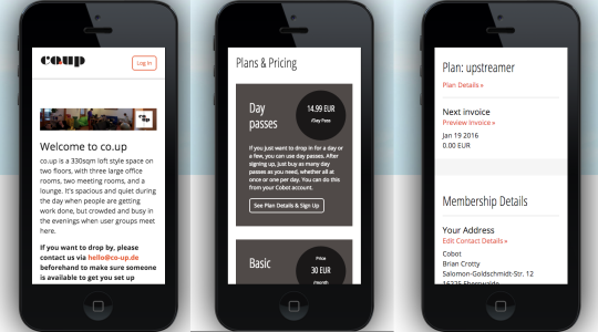 Redesigned, mobile-friendly members’ section