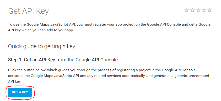 Google API Key