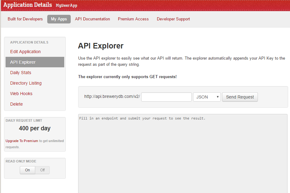 API Explorer