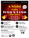 Library and Town & Gown offer a free acting class for teens