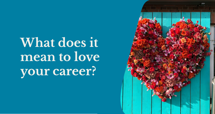 What does it mean to love your career?