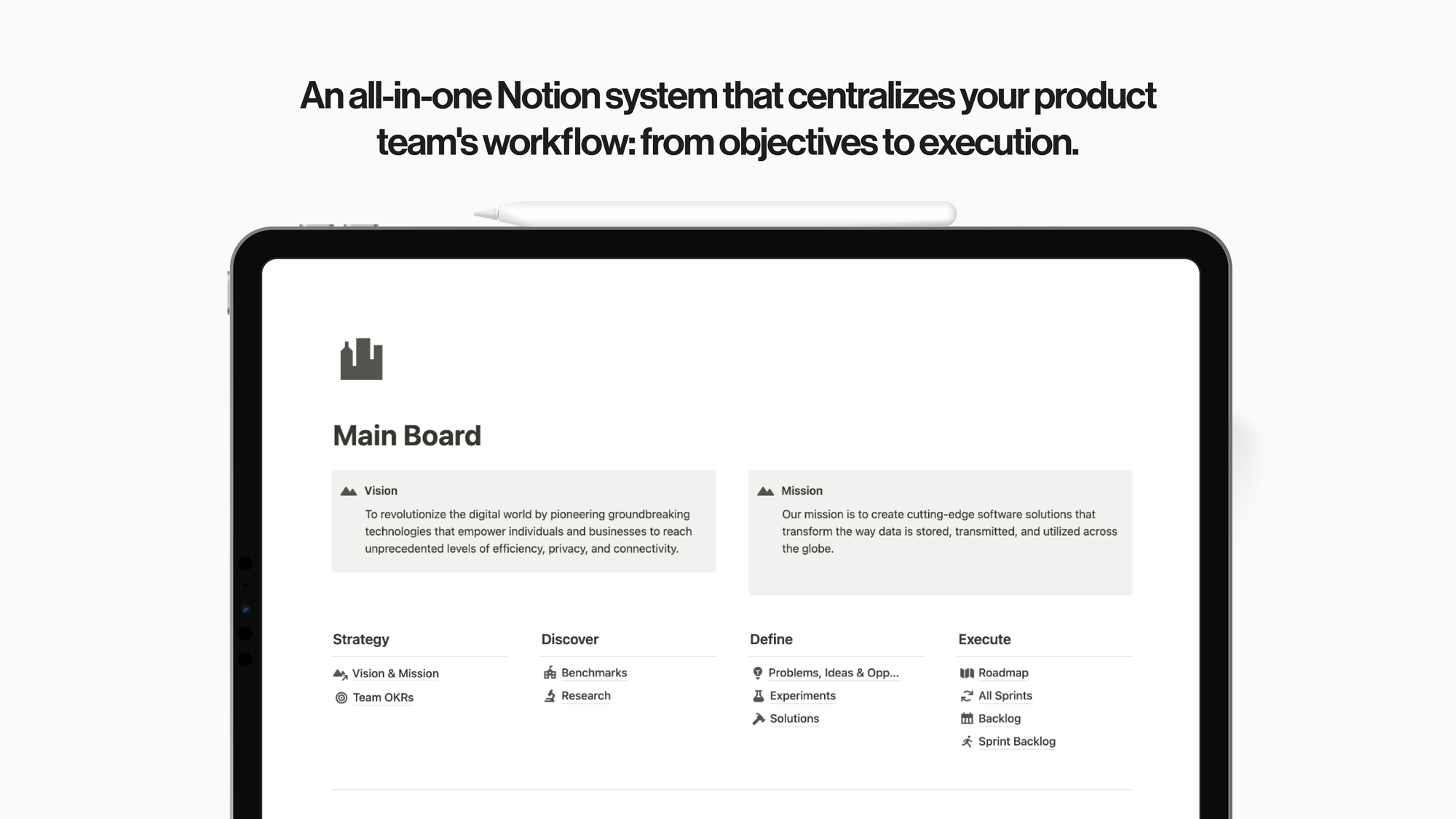 Notion Product Hub