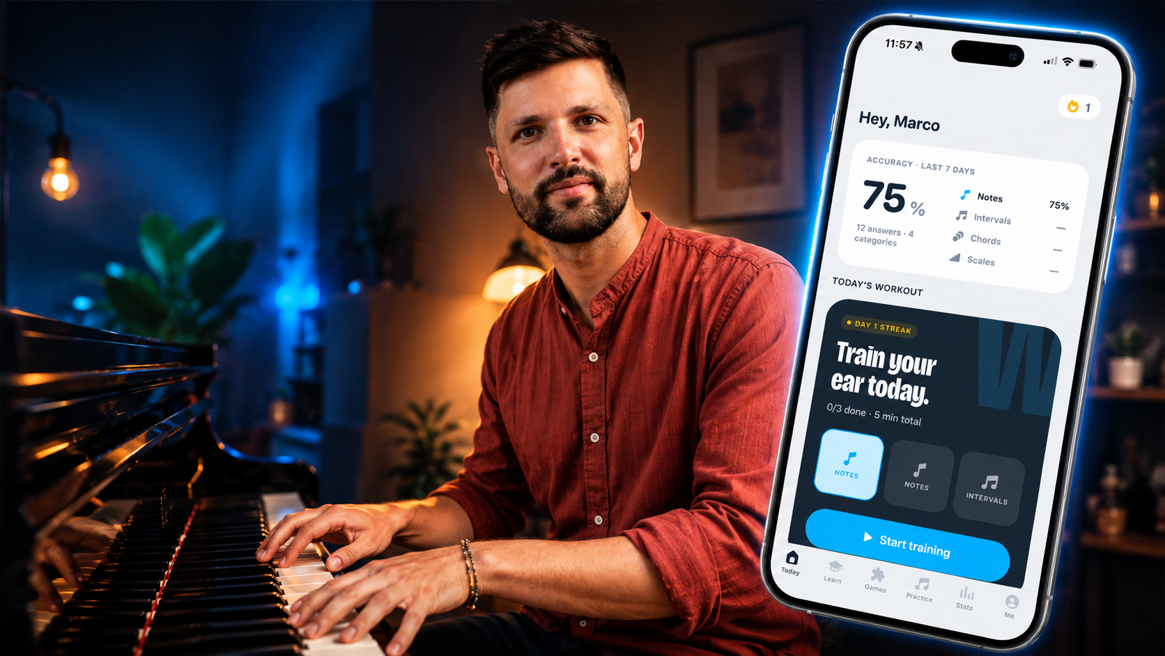 I think I just made the best Ear training app so far
