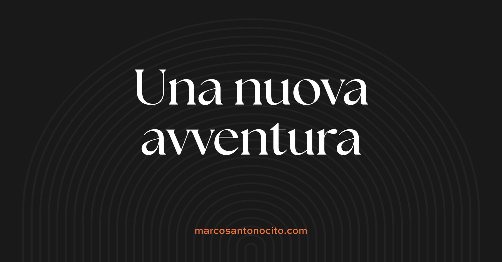 Una nuova avventura