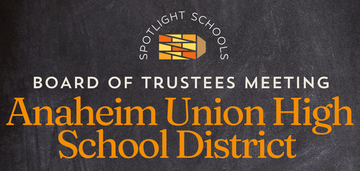 Preview: Anaheim Union High School District Board of Trustees Meeting - April 9, 2026