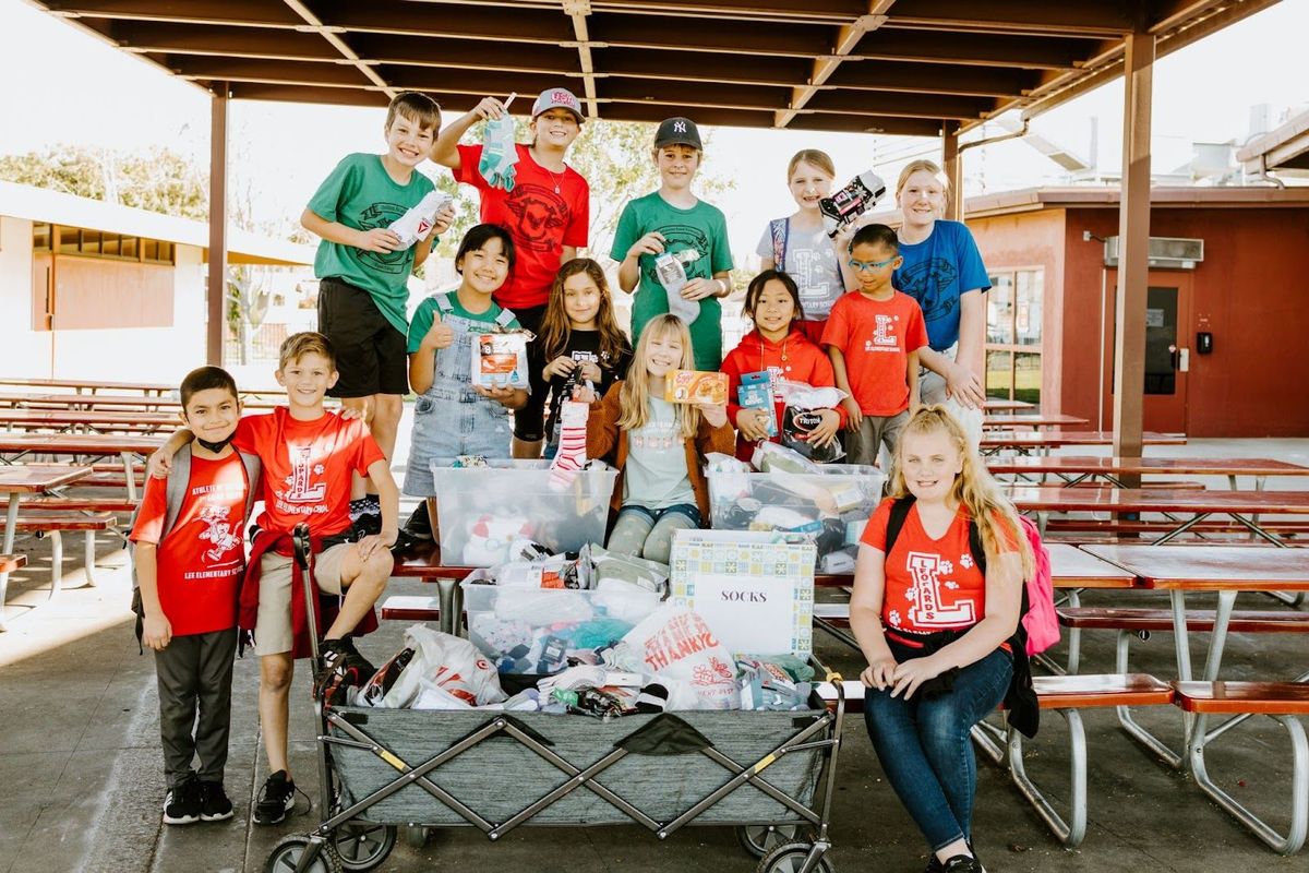 School's sock drive spreads warmth with generosity