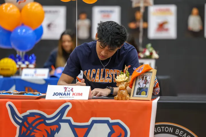 Huntington Beach High School Celebrates Signing Day for Student-Athletes