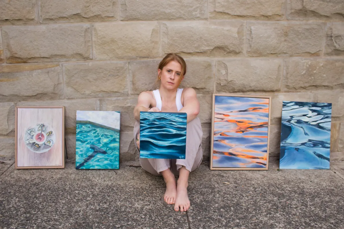 Kate Lynda's Oil Painting Captures the Stillness in the Movement of Water