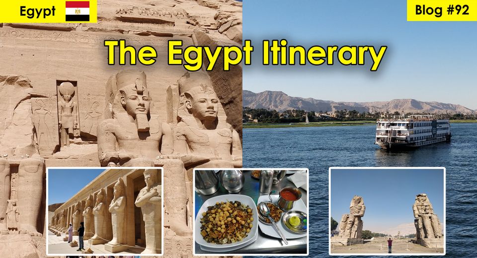 The Egypt Itinerary
