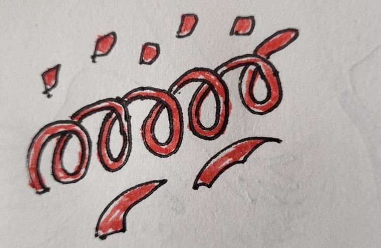 confeti rojo. red confetti.