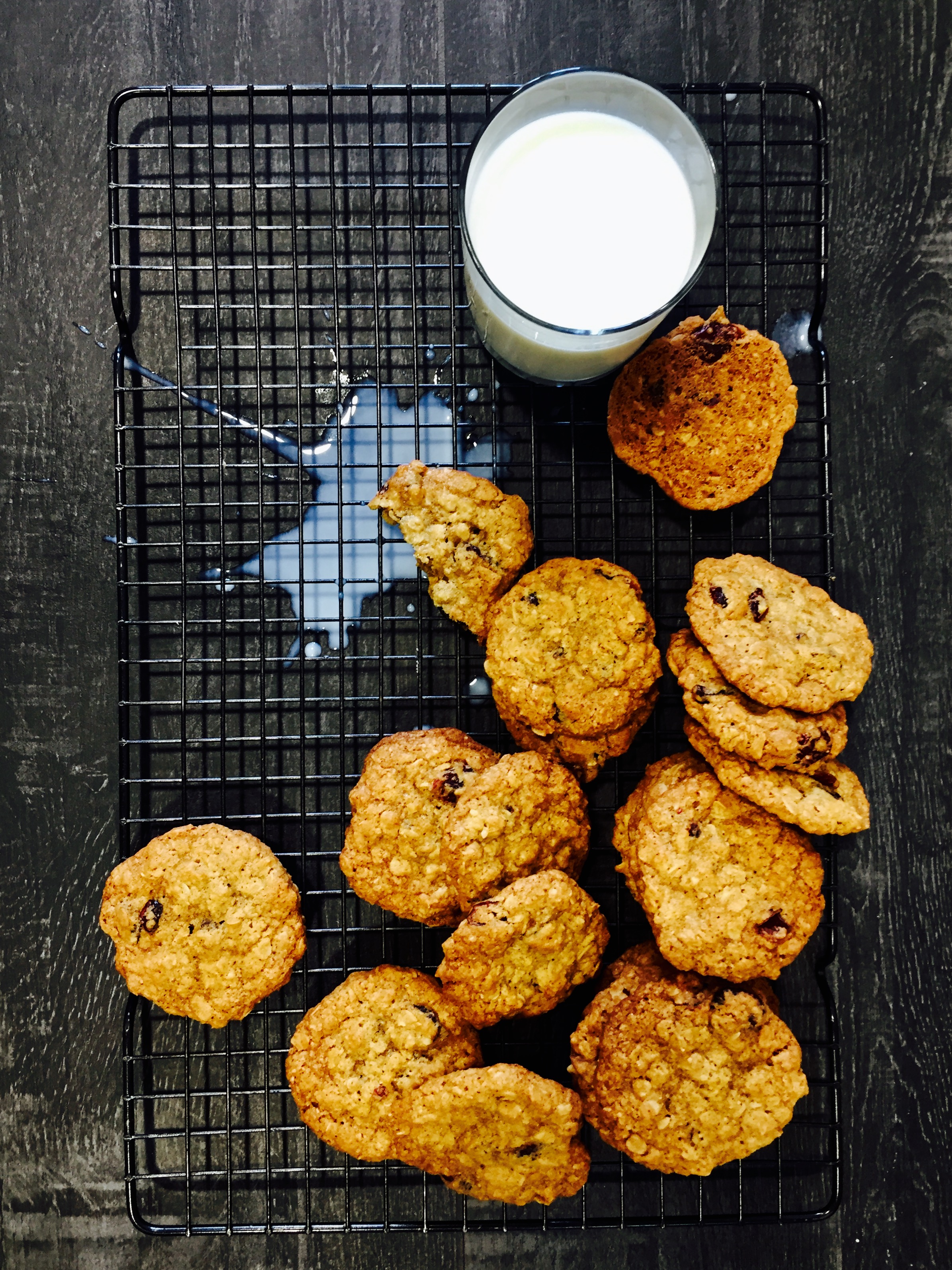 Oatmeal cranberry cookies
