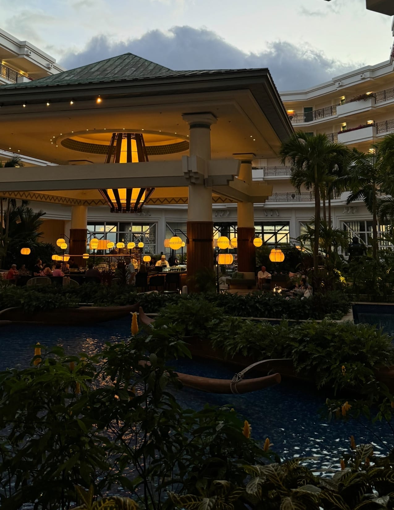 entrance area at The Grand Wailea Resort in Maui, Hawaii
