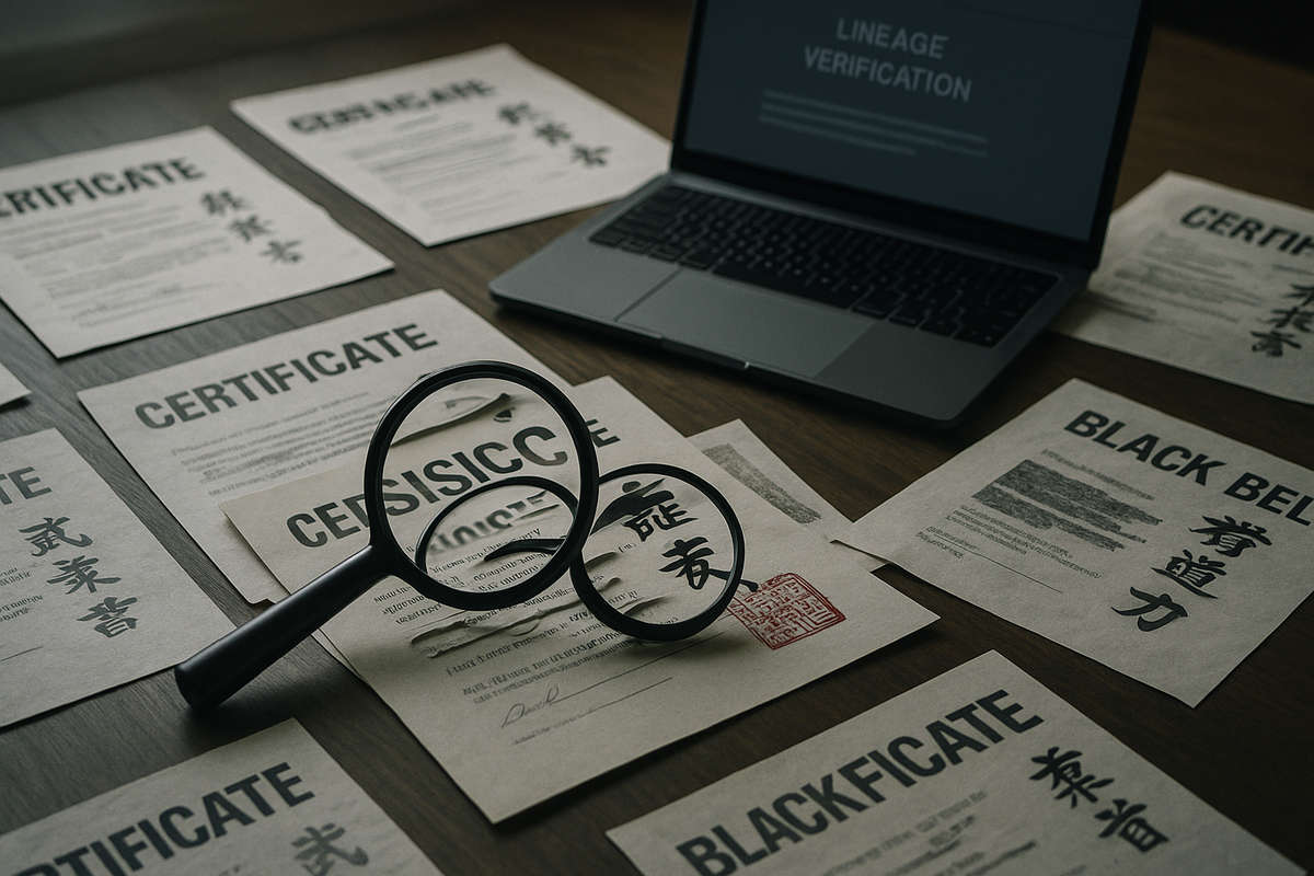 Credential Fraud Crisis: Belt Buying & Lineage Verification