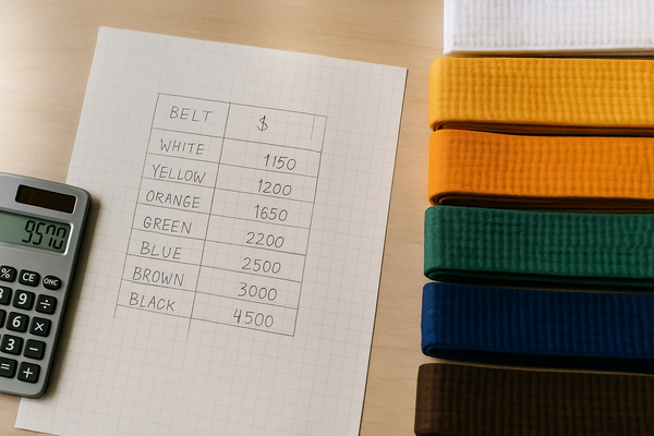 Pricing Testing Fees Into Your Dojo Revenue Model From Day One