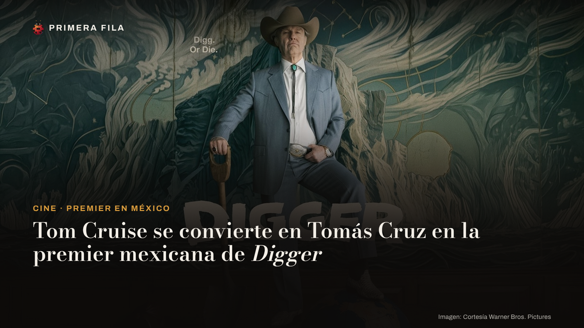 Tom Cruise se convierte en Tomás Cruz en la premier mexicana de Digger