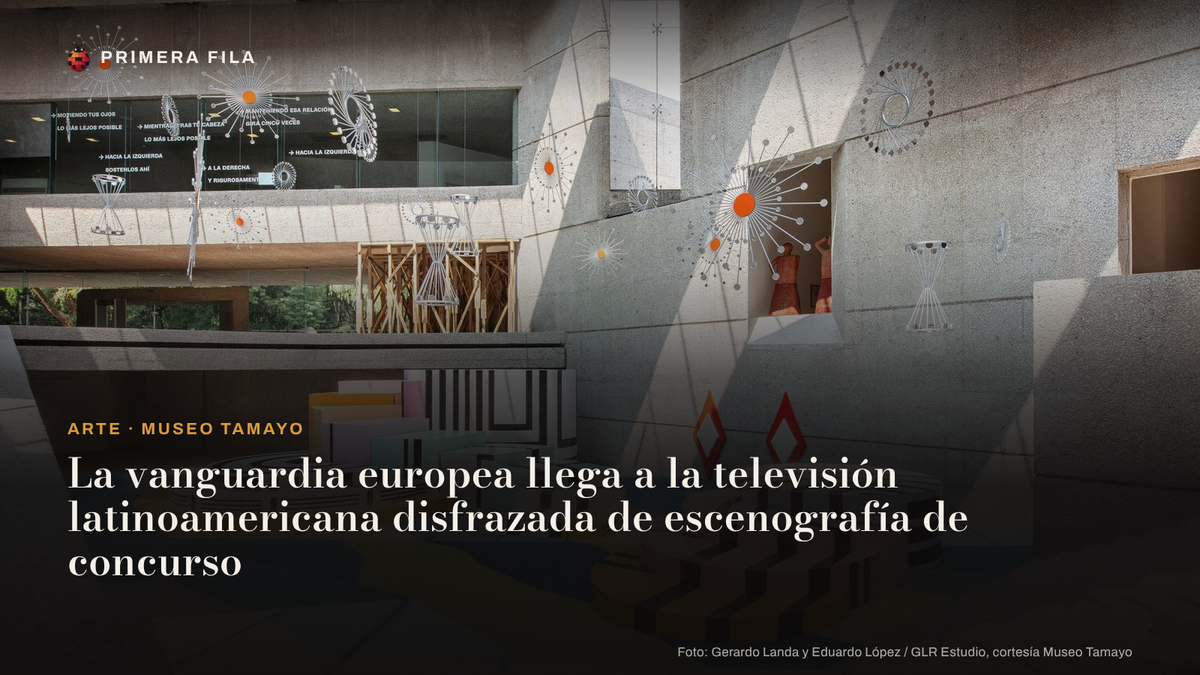 La vanguardia europea llega a la televisión latinoamericana disfrazada de escenografía de concurso