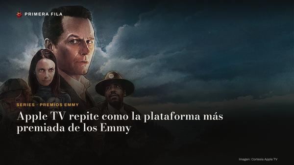 Apple TV repite como la plataforma más premiada de los Emmy