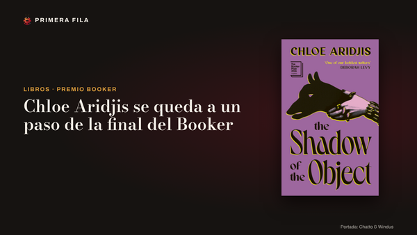 Chloe Aridjis se queda a un paso de la final del Booker