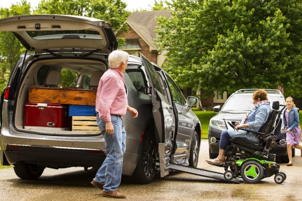 Wheelchair-accessible vans for camping and vacations.