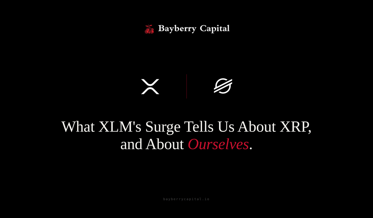 What XLM’s Surge Tells Us About XRP, and About Ourselves