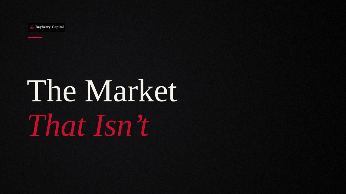 The Market That Isn’t :  A Bayberry Capital thought piece