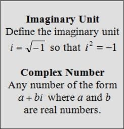 Complex Numbers