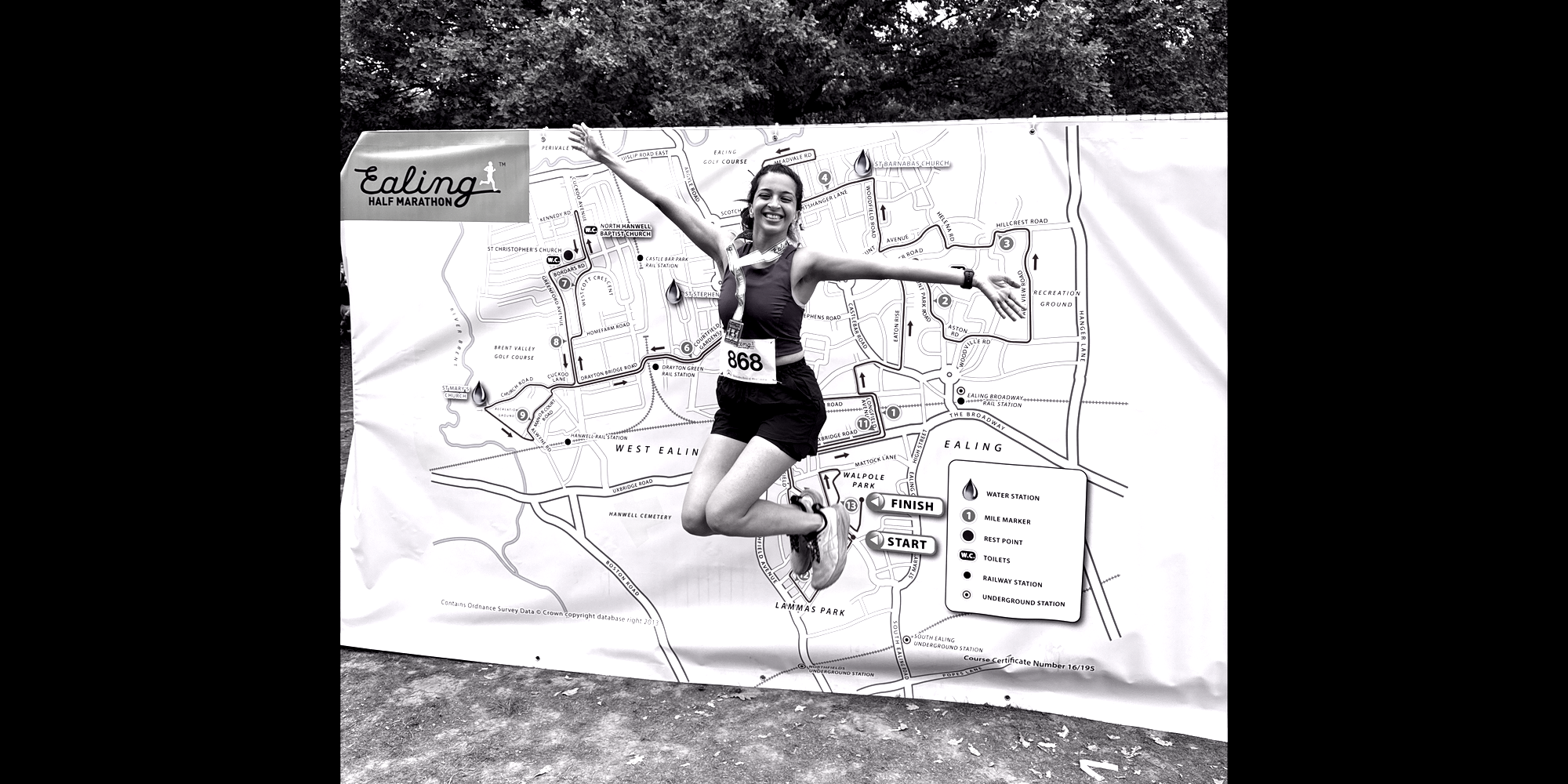 My First Half Marathon in Numbers