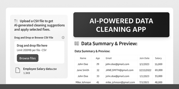 Mini Project: Data Cleaning App using ChatGPT API and Streamlit