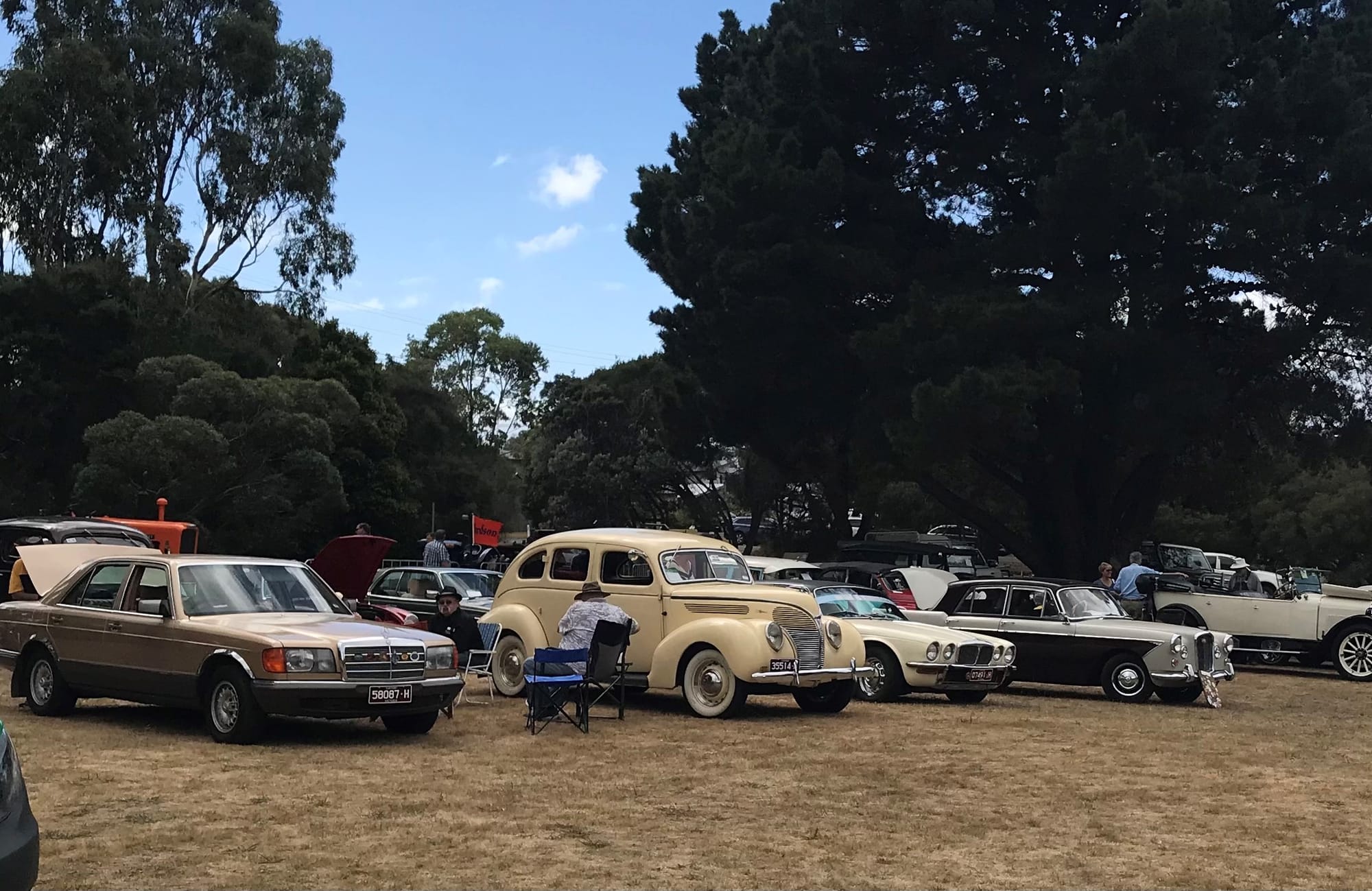 Classic cars display in Rhyll
