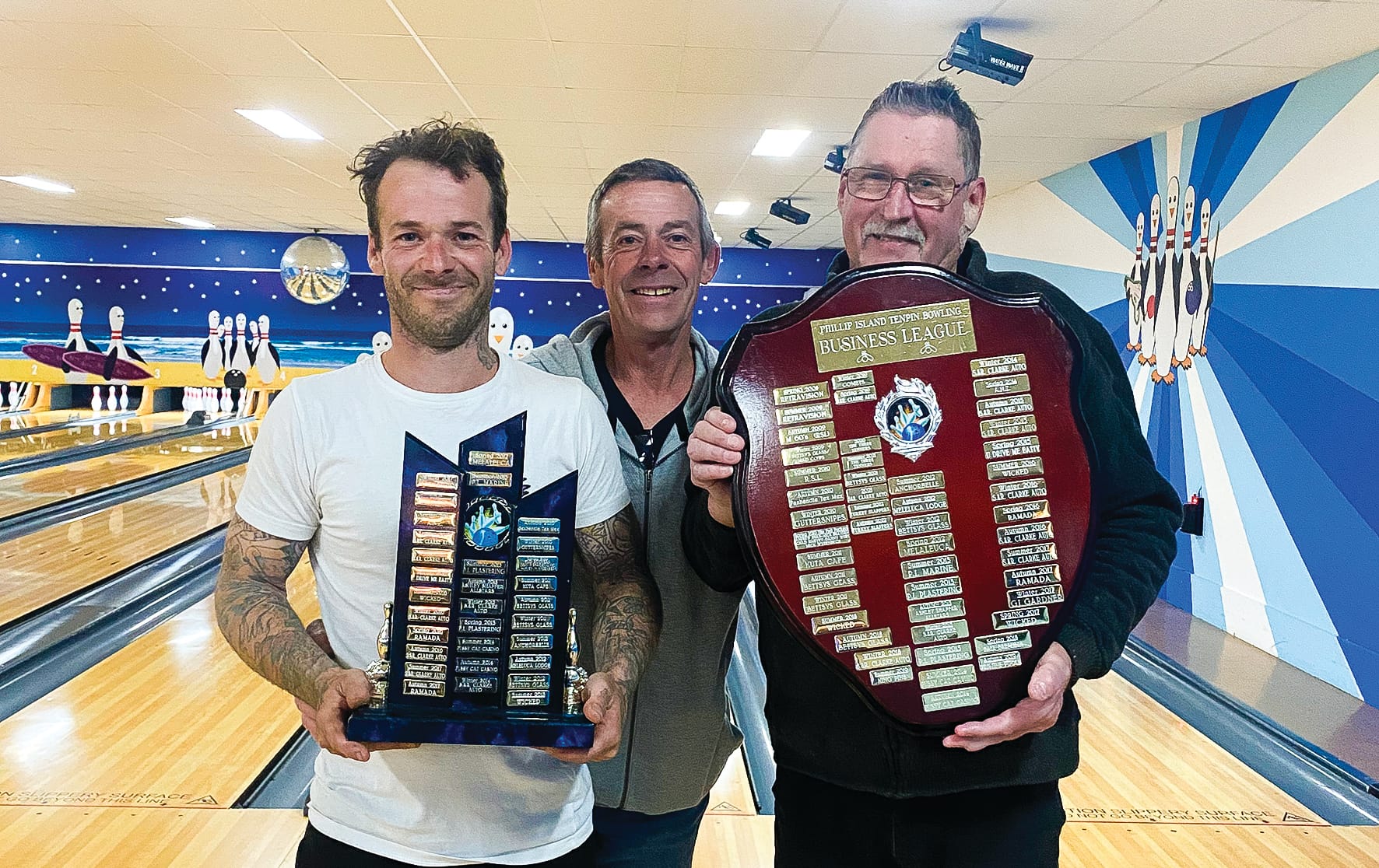 Tenpin bowls results