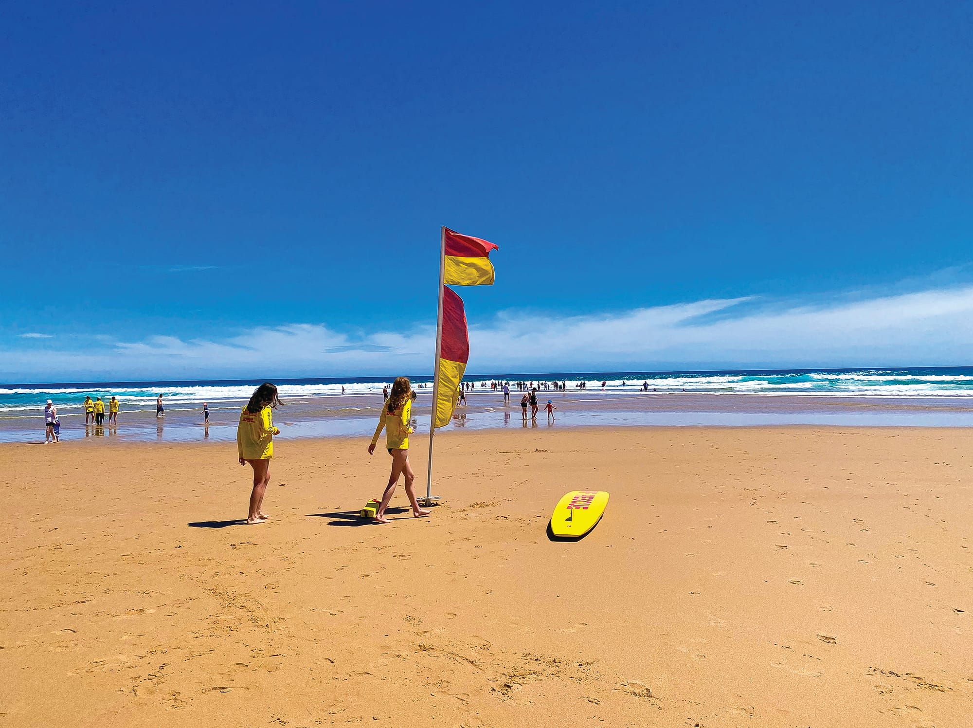 It’s flags down for the lifesaving patrol season