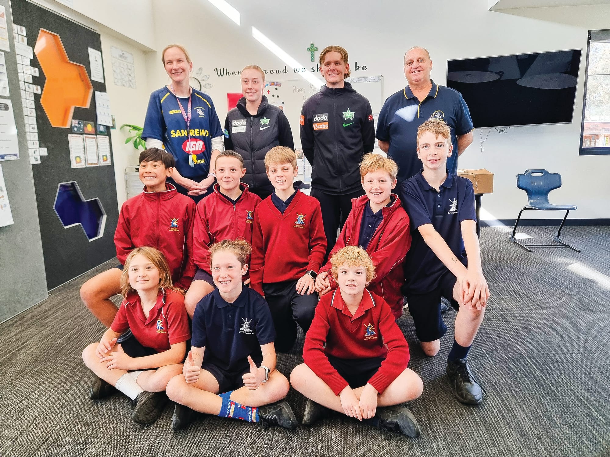 Melbourne Stars visit OLSS