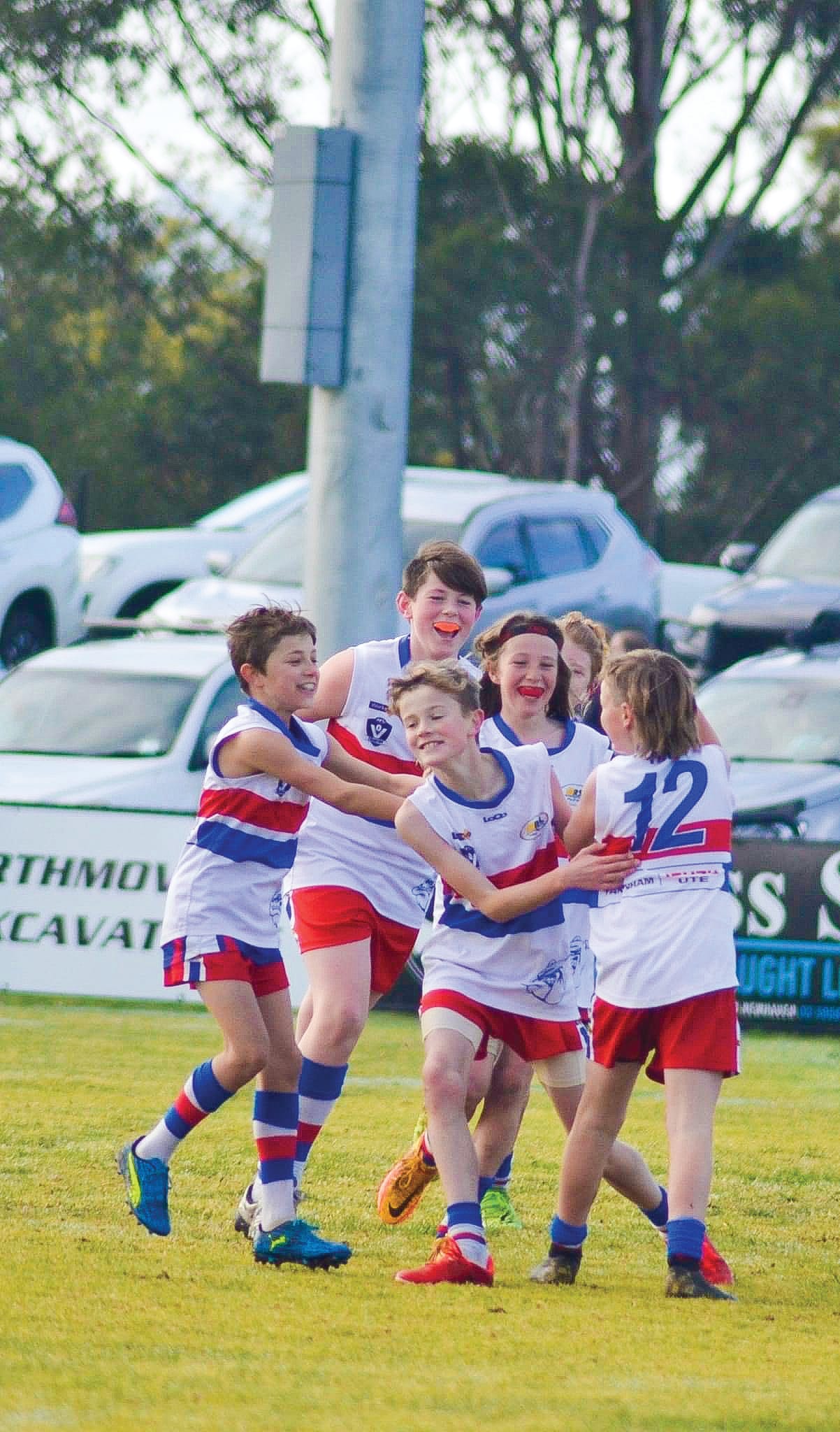 U12 Blue secure spot in prelim final