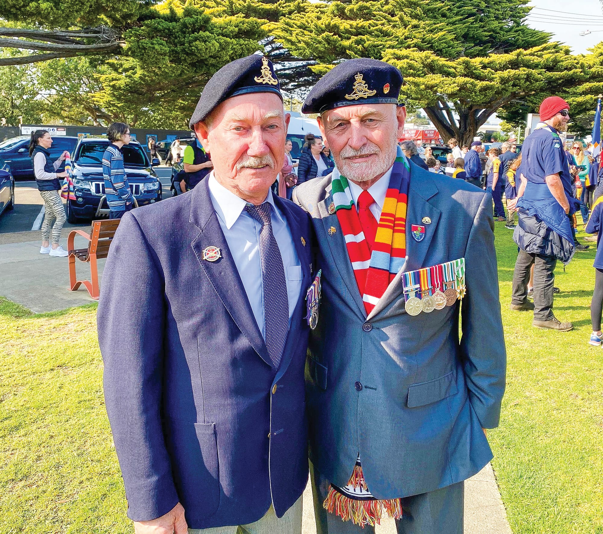 Huge turn out for Cowes Anzac commemorations