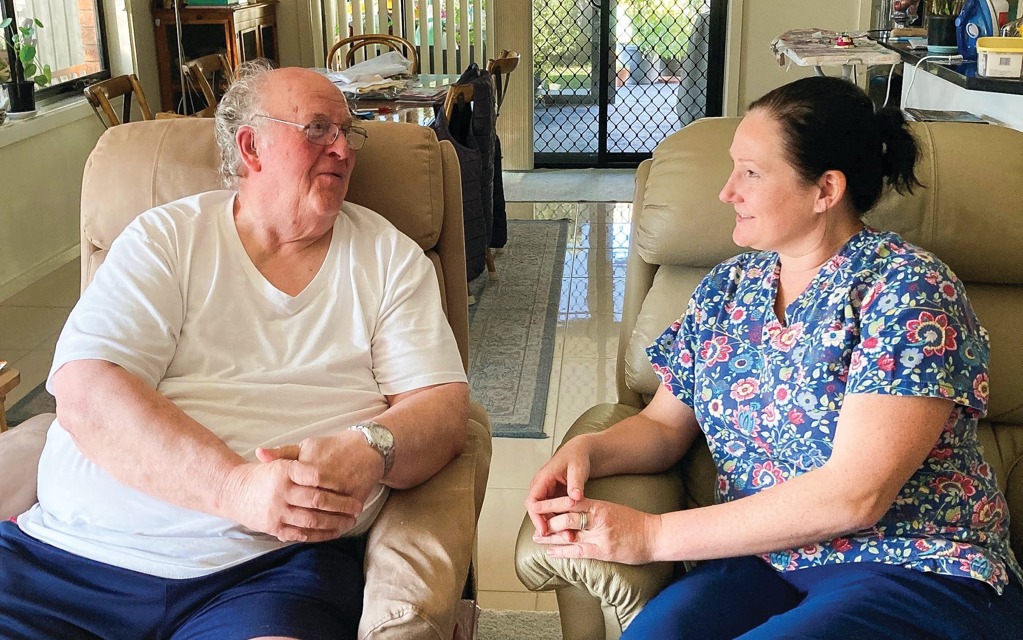 Community nurses help people live at home for longer