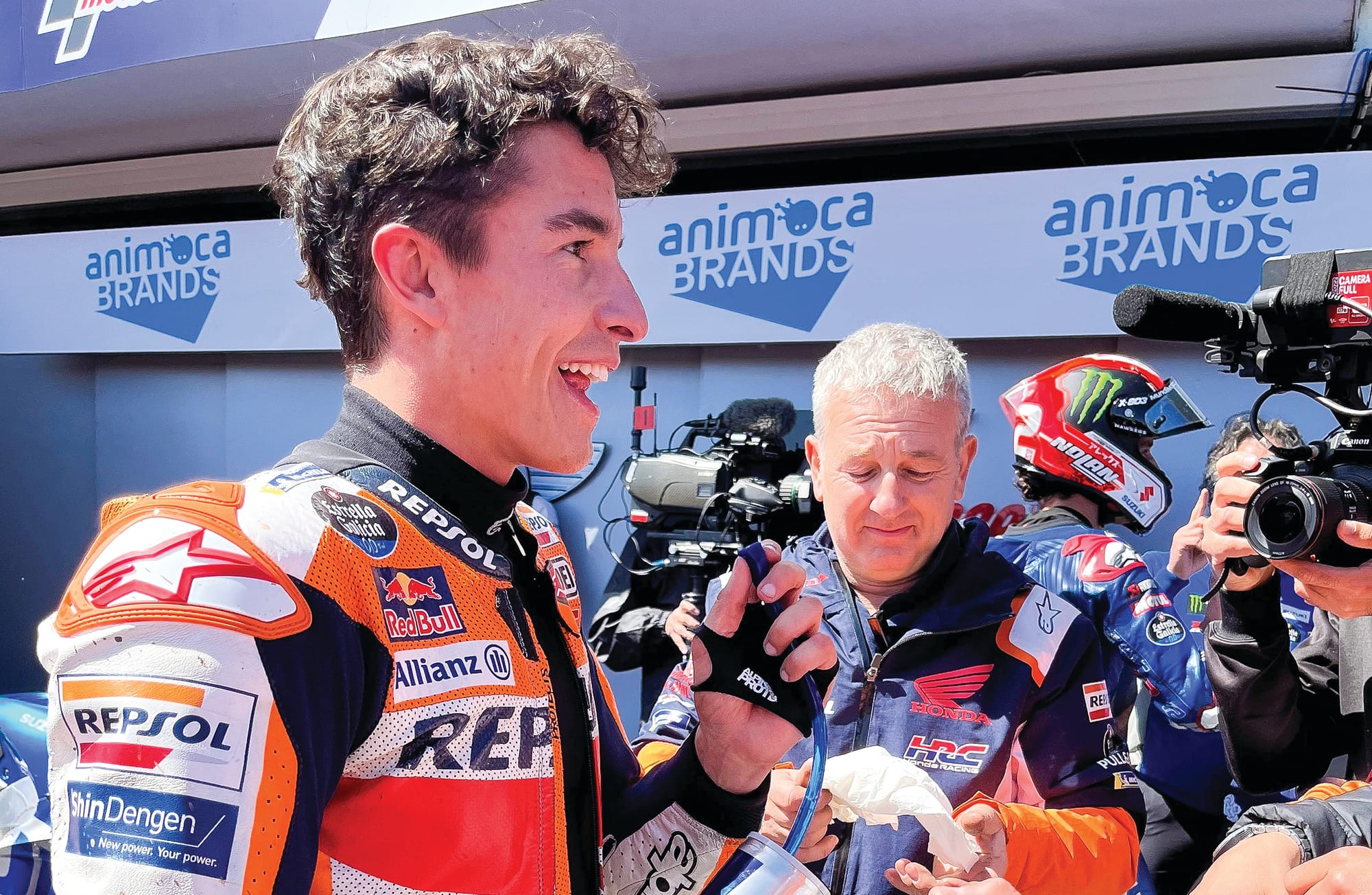 Marc Marquez leads the way