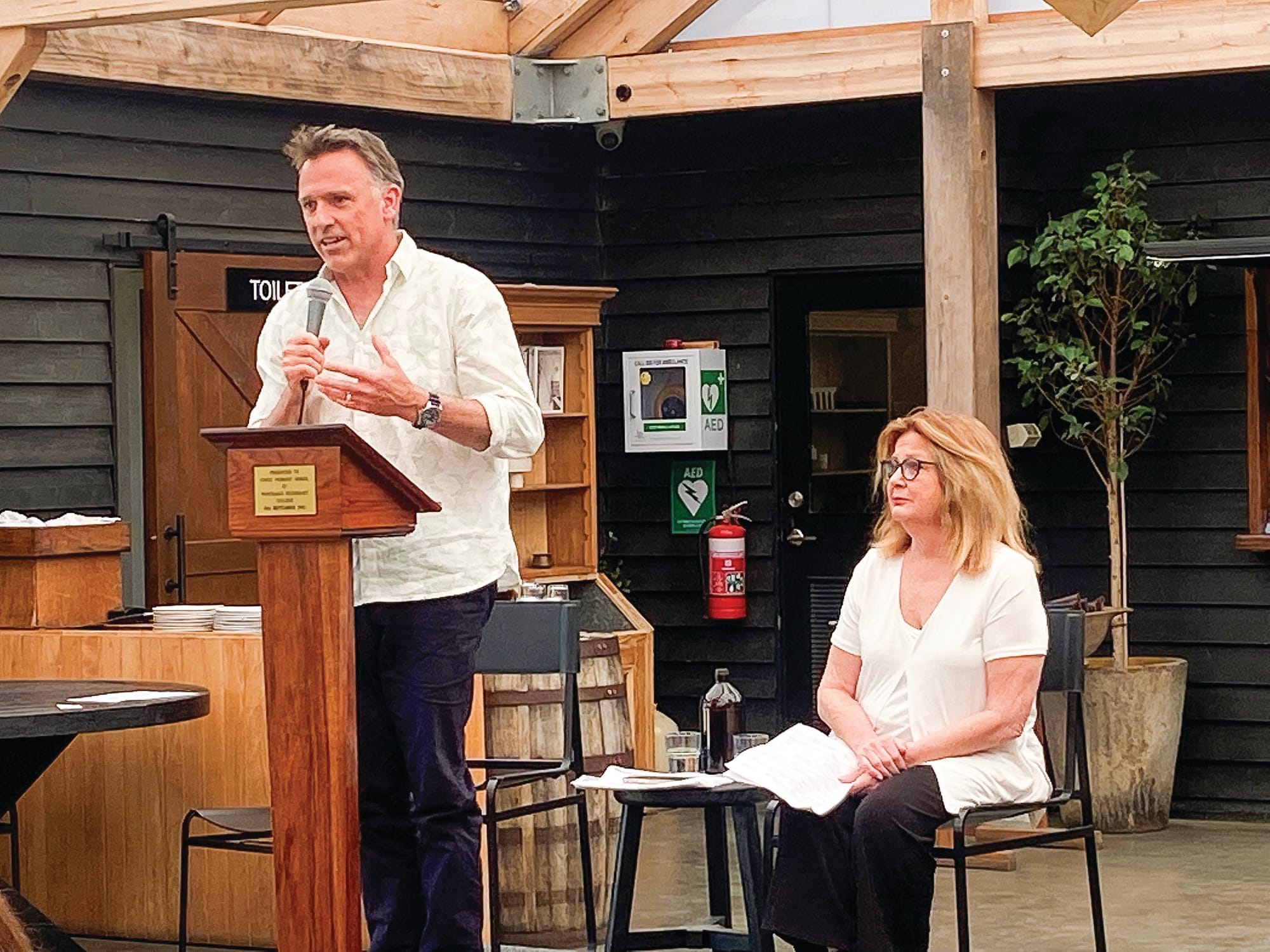 Literary lunch with Jock Serong