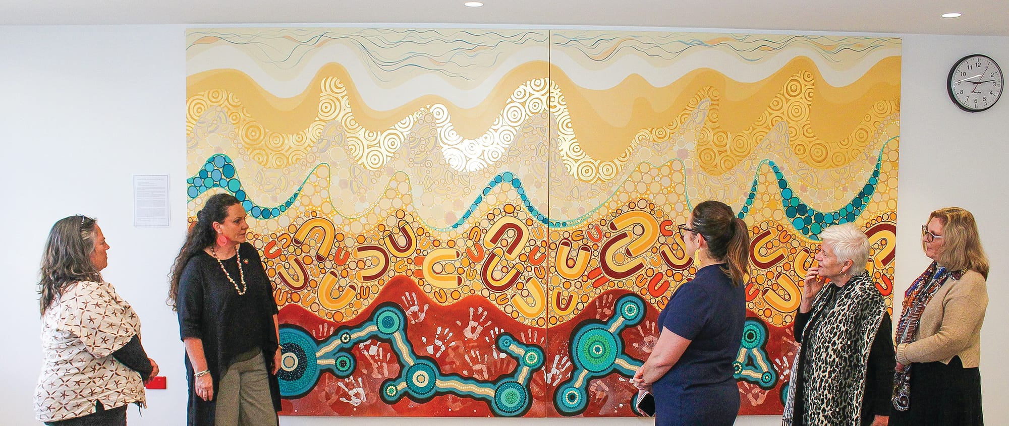 Unveiling of First Nations artworks