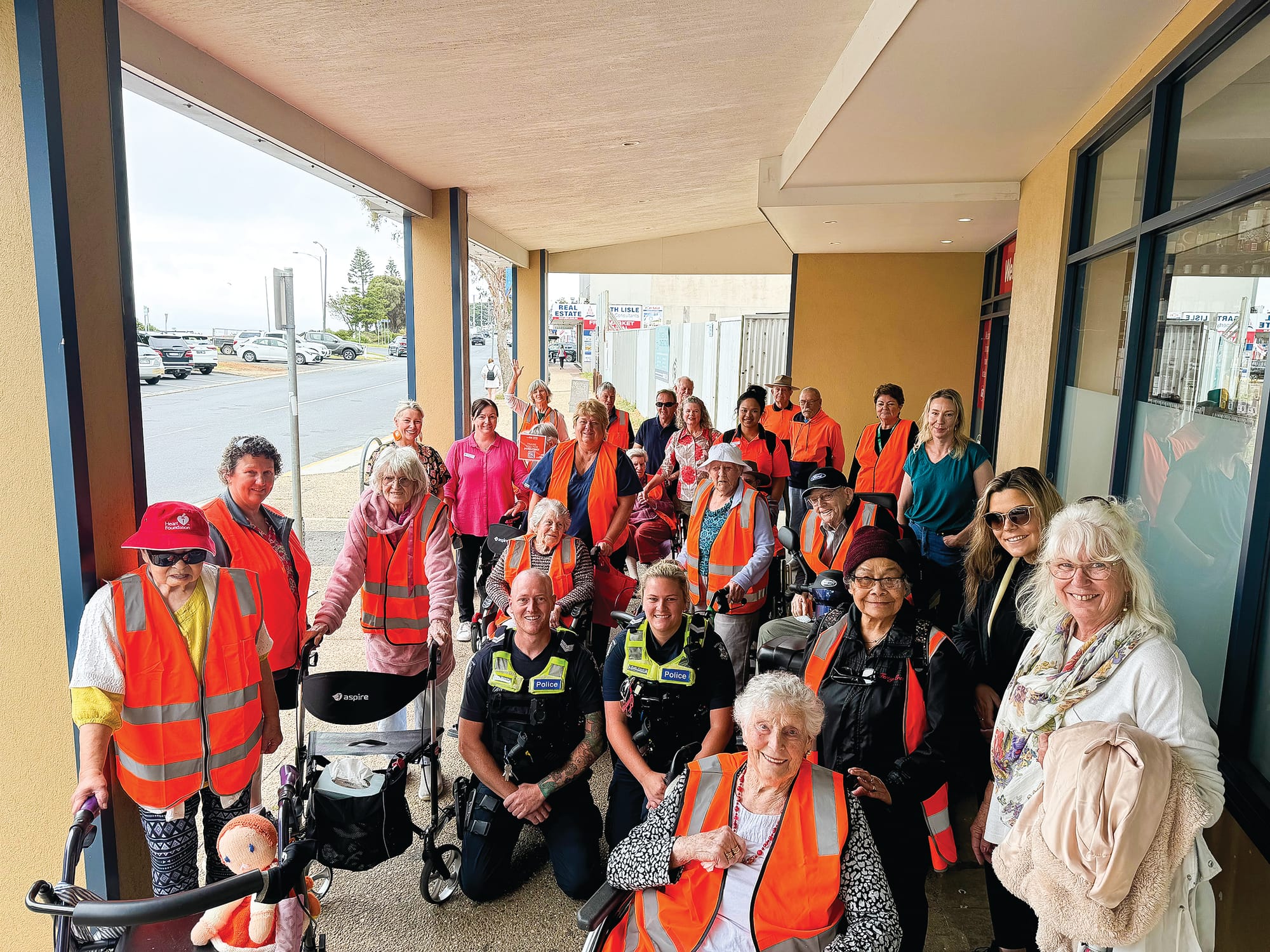 "Vintage Crusaders" take to street for gender-violence