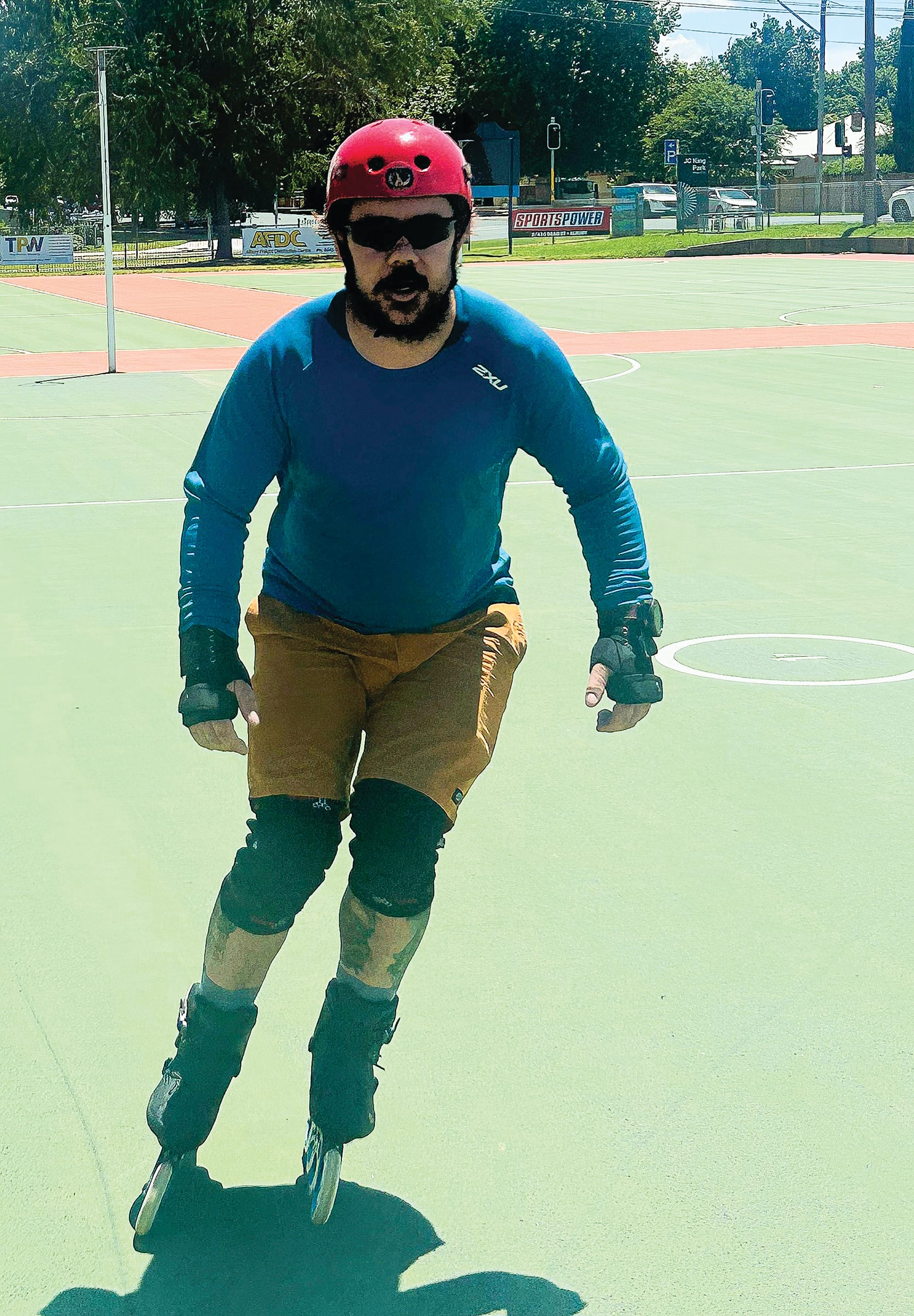 Epic skate journey to the island