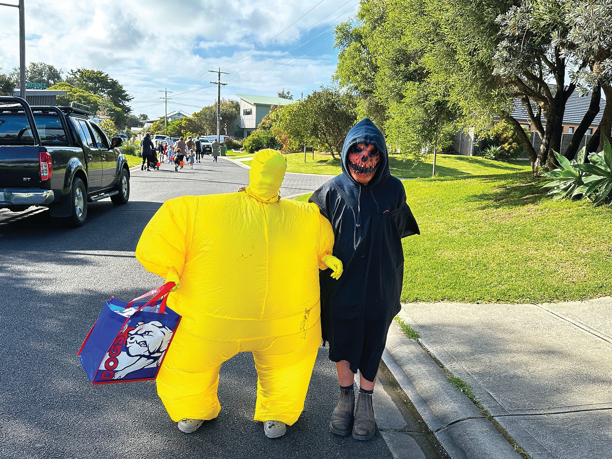 Ghosts, ghouls and goblins roam the streets